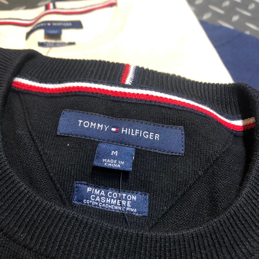 Tommy Hilfiger TOMMY 圓領毛衣 針織衫 毛衣 圓領套頭 針織毛衣 Tommy 湯米-圖片-4