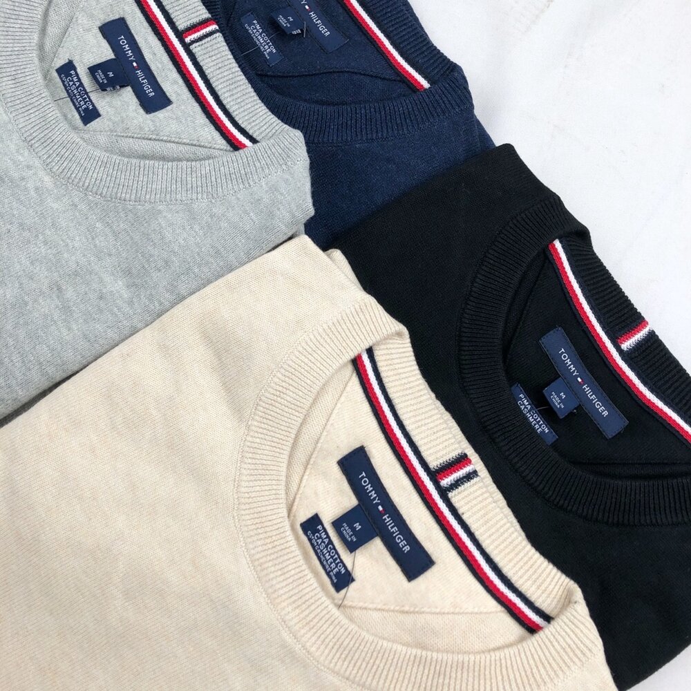Tommy Hilfiger TOMMY 圓領毛衣 針織衫 毛衣 圓領套頭 針織毛衣 Tommy 湯米-圖片-6
