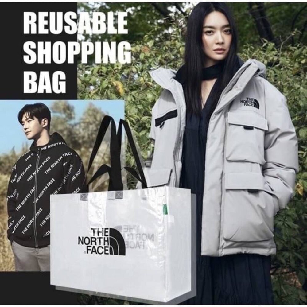 The North Face 北臉購物袋 提袋 韓國正品 托特包 防潑袋-圖片-3