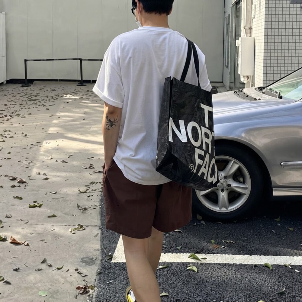 The North Face 北臉購物袋 提袋 韓國正品 托特包 防潑袋-圖片-5