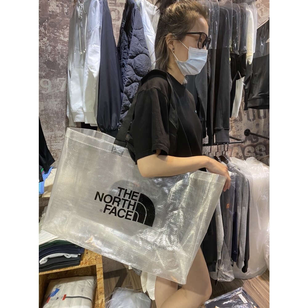 The North Face 北臉購物袋 提袋 韓國正品 托特包 防潑袋-圖片-6