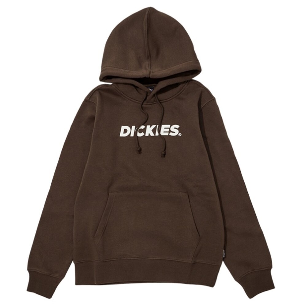 Dickies Hoodie 帽T 字母LOGO 內裡 刷毛 保暖 黑色 米白 軍綠-圖片-3
