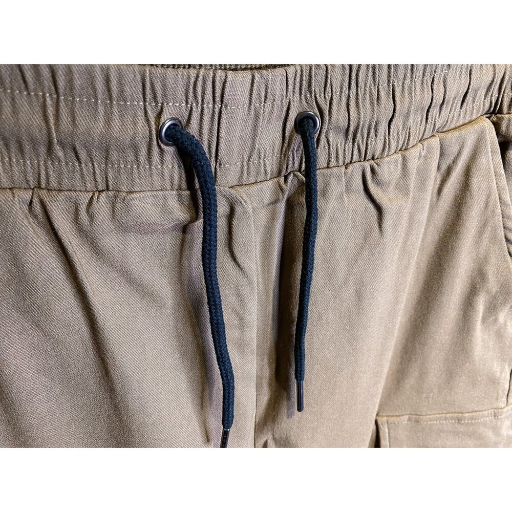 韓版 工作褲 工裝長褲 街頭 軍裝 修身 大口袋 工作褲 窄版長褲 軍裝褲 長褲 彈性纖維 縮口褲 1498-圖片-6