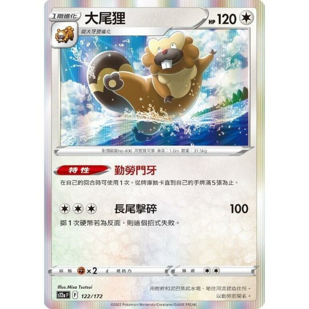 23882104993-【晴天屋】PTCG 寶可夢 中文版 大尾狸 閃卡