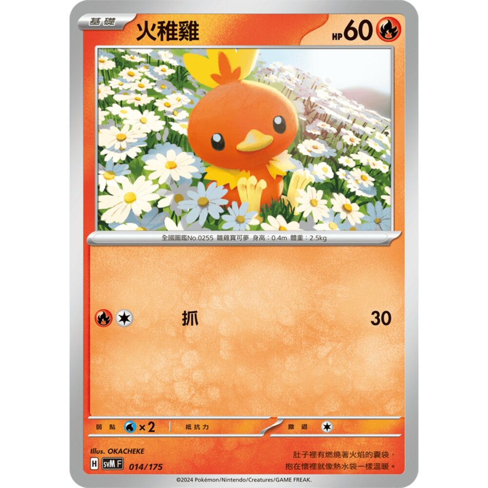 250209163457-【晴天屋】寶可夢 PTCG 中文版 雙ex初階牌組 svM 014/175 火稚雞