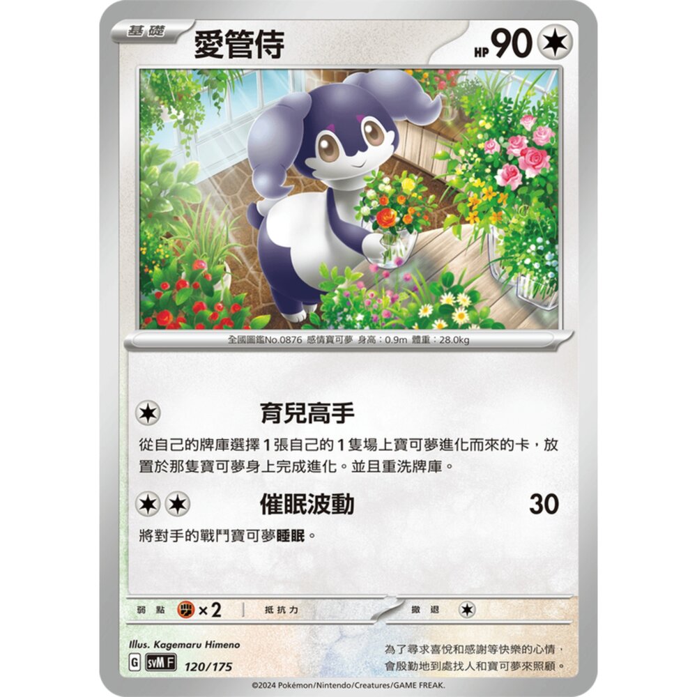 250209180848-【晴天屋】寶可夢 PTCG 中文版 雙ex初階牌組 svM 120/175 愛管侍