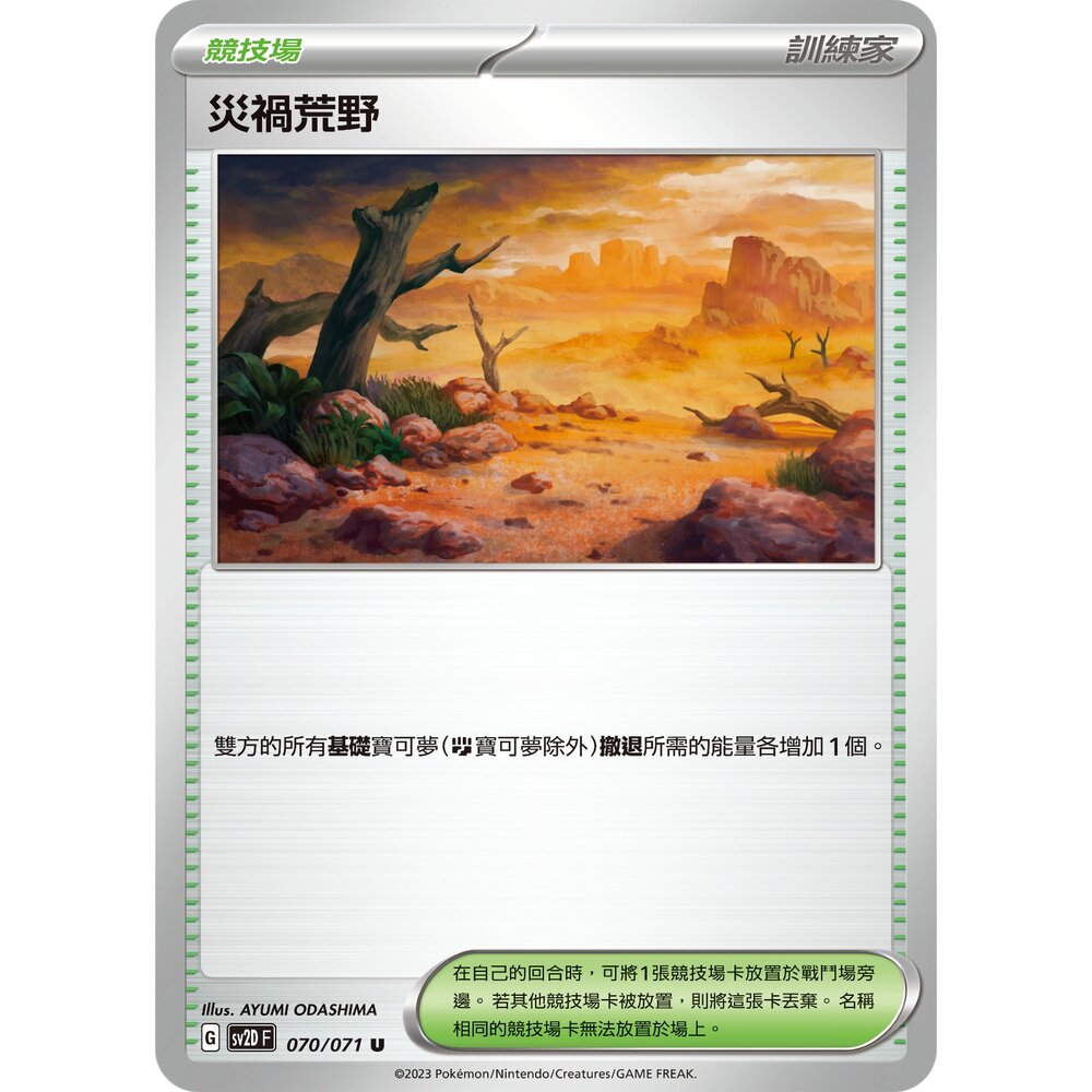 250214203520-【晴天屋】PTCG 寶可夢 中文版 災禍荒野 SV2D 070/071 U
