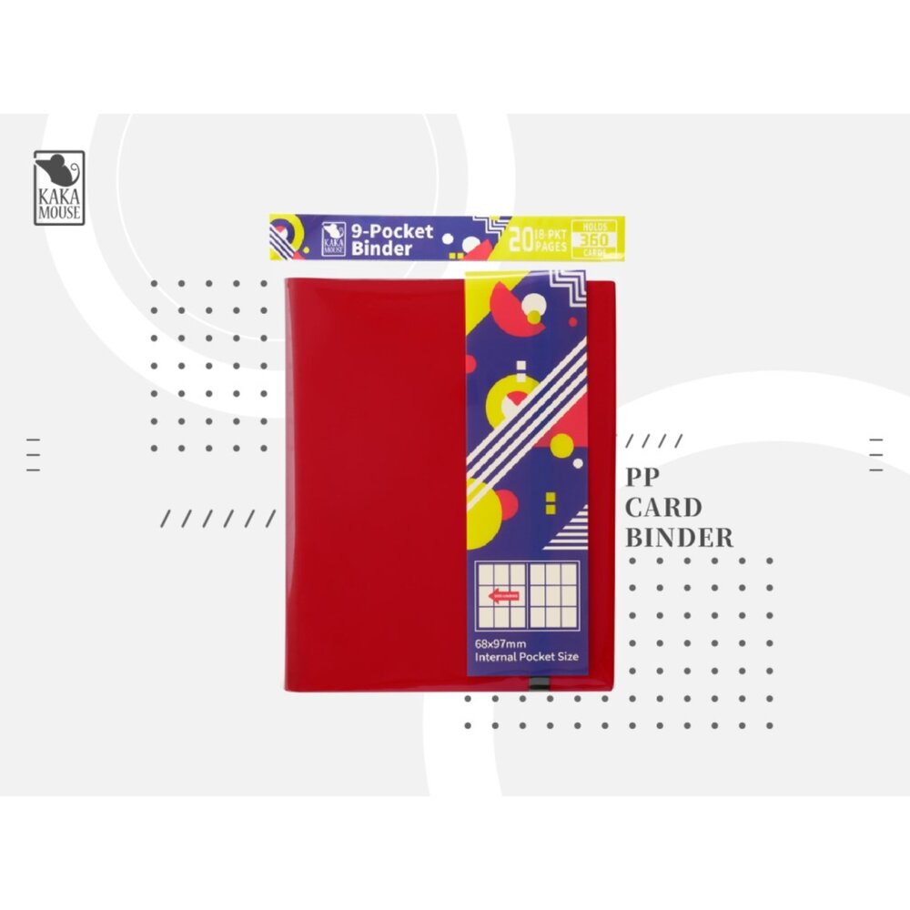 250619034540-【晴天屋】鼠卡卡 炫彩「紅」9格PP卡冊