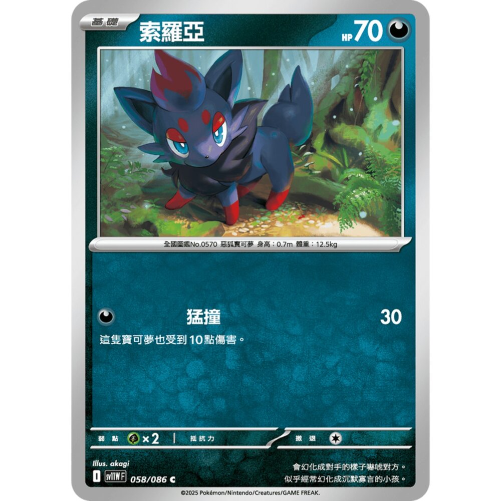 250619173202-【晴天屋】寶可夢 PTCG 中文版 索羅亞 SV11W 058/086 C