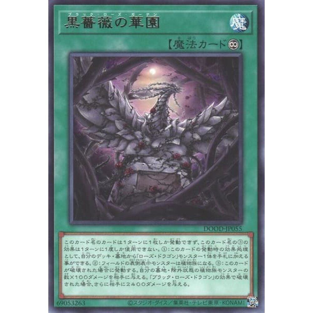 250726141305-【晴天屋】遊戲王 DOOD-JP055 黑薔薇的華園 (銀字)