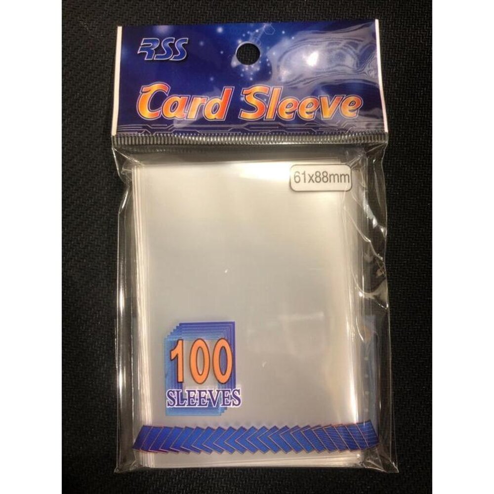 25954553102-【晴天屋】61*88 第一層透明卡套 100張 遊戲王 VG 薄套
