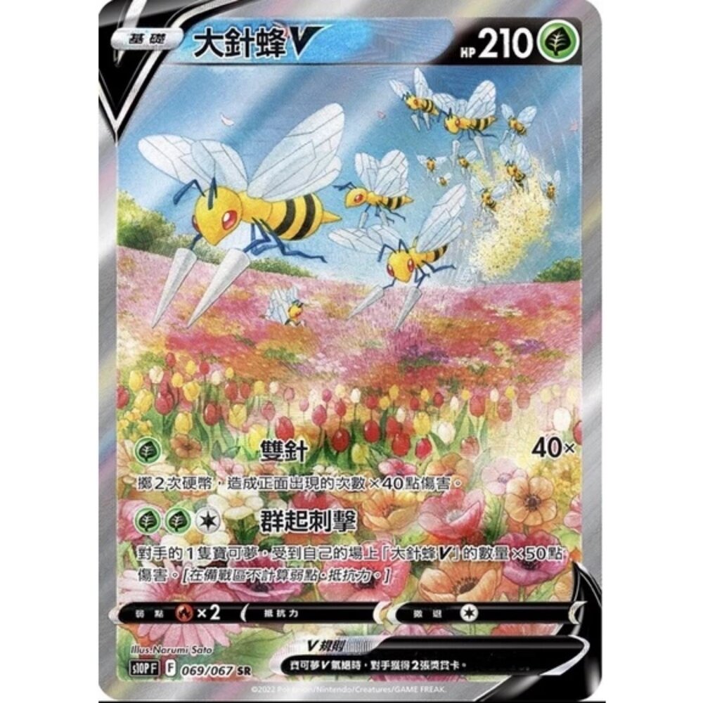 260110175544-【晴天屋】寶可夢 PTCG 中文版 大針蜂V S10P 069/067 SR
