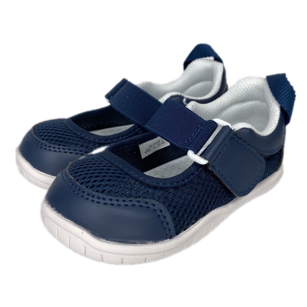 IFME 室內鞋 贈原廠鞋墊 幼兒園 兒童 男童女童 魔鬼氈 網布透氣 男童 女童 白色 機能鞋-圖片-1