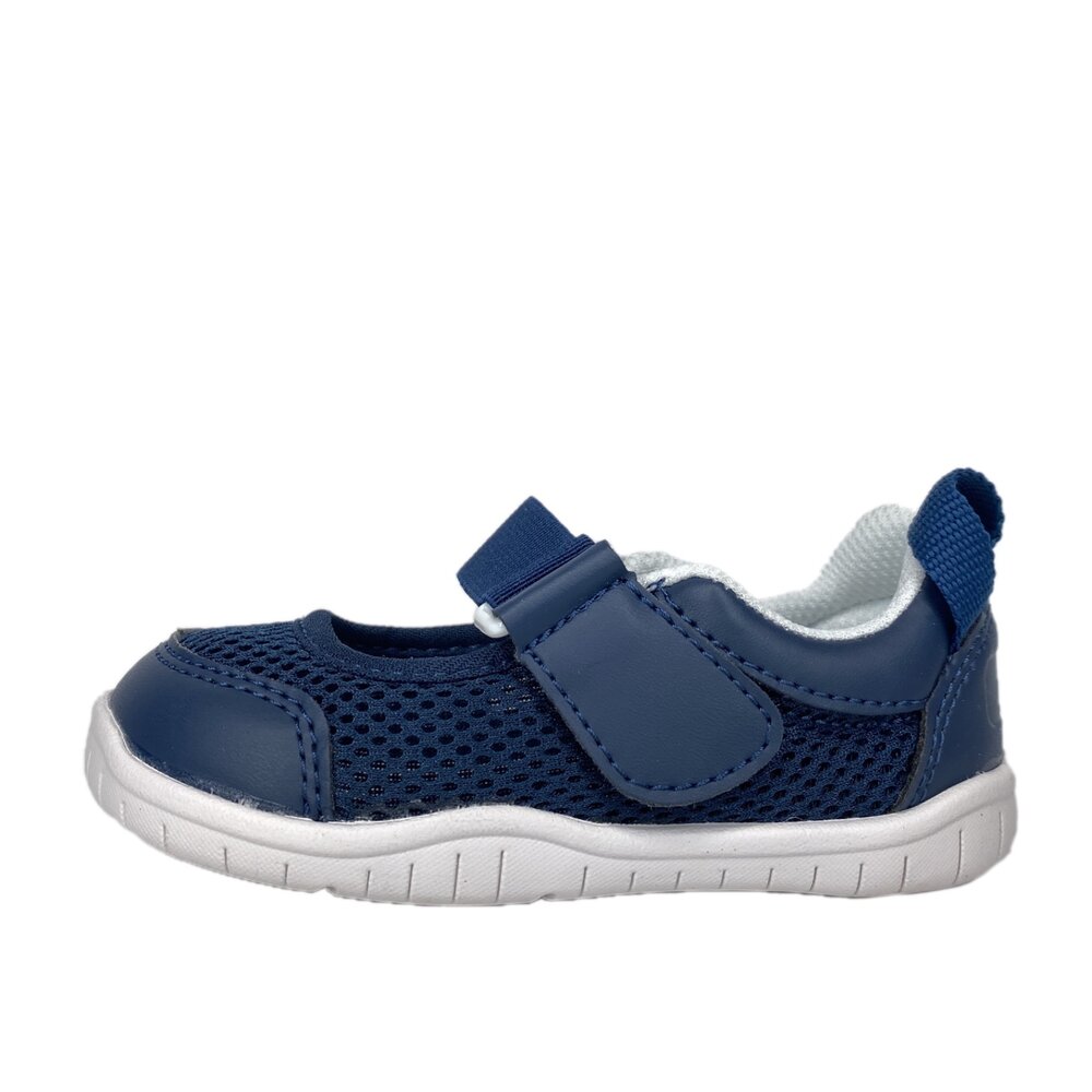 IFME 室內鞋 贈原廠鞋墊 幼兒園 兒童 男童女童 魔鬼氈 網布透氣 男童 女童 白色 機能鞋-圖片-3