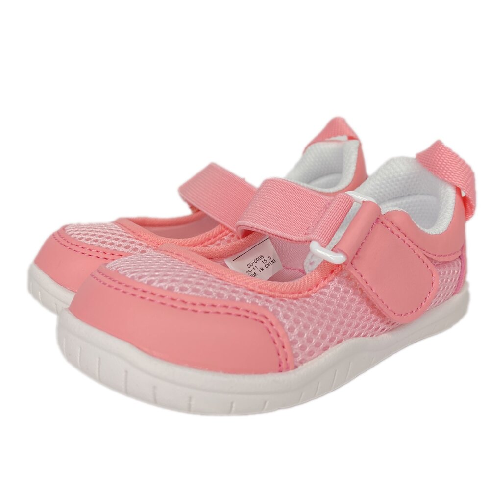 IFME 室內鞋 贈原廠鞋墊 幼兒園 兒童 男童女童 魔鬼氈 網布透氣 男童 女童 白色 機能鞋-圖片-9