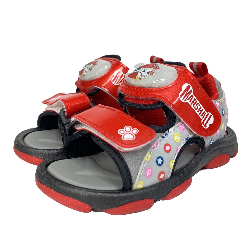 汪汪隊 運動涼鞋 童鞋 電燈鞋 台灣製 男童 女童 汪汪隊立大功 中童 全新正品-圖片-1