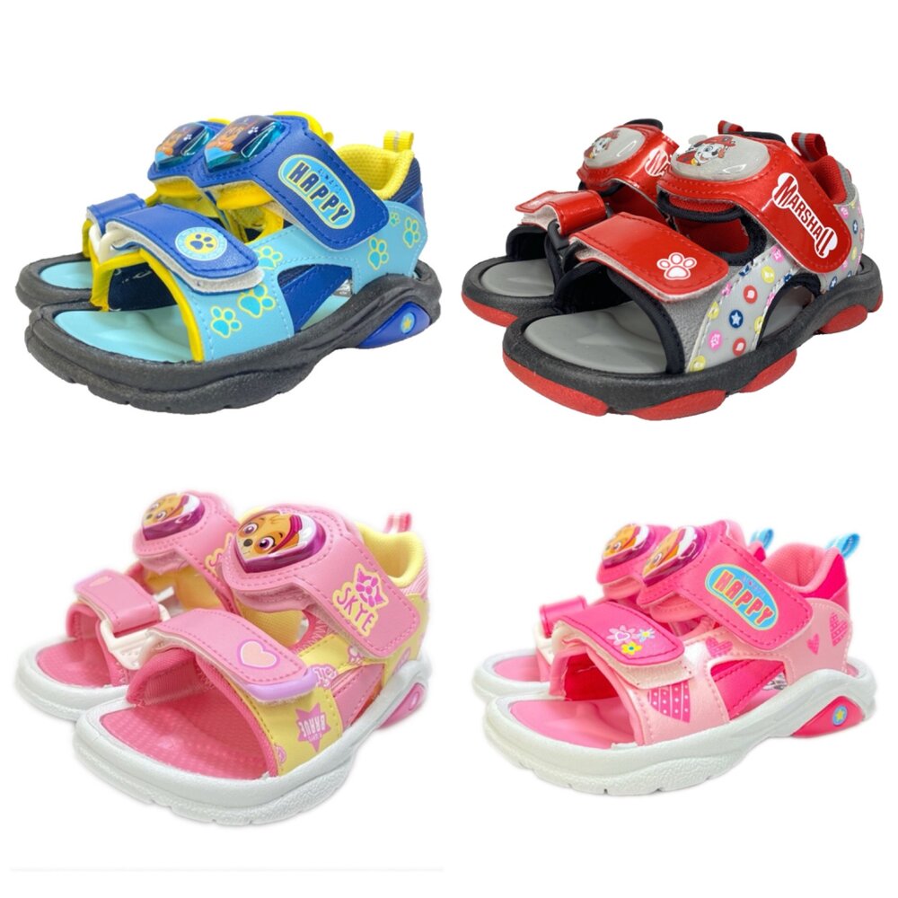 11405130749-汪汪隊 運動涼鞋 童鞋 電燈鞋 台灣製 男童 女童 汪汪隊立大功 中童 全新正品