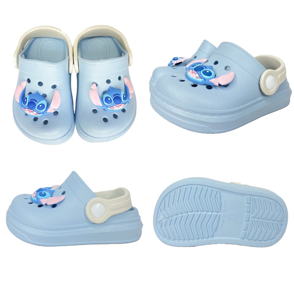 迪士尼 兒童拖鞋 洞洞鞋 台灣製 護趾涼鞋 洞洞鞋 14-22號 米奇 米妮 男童 女童 庫洛米-圖片-11