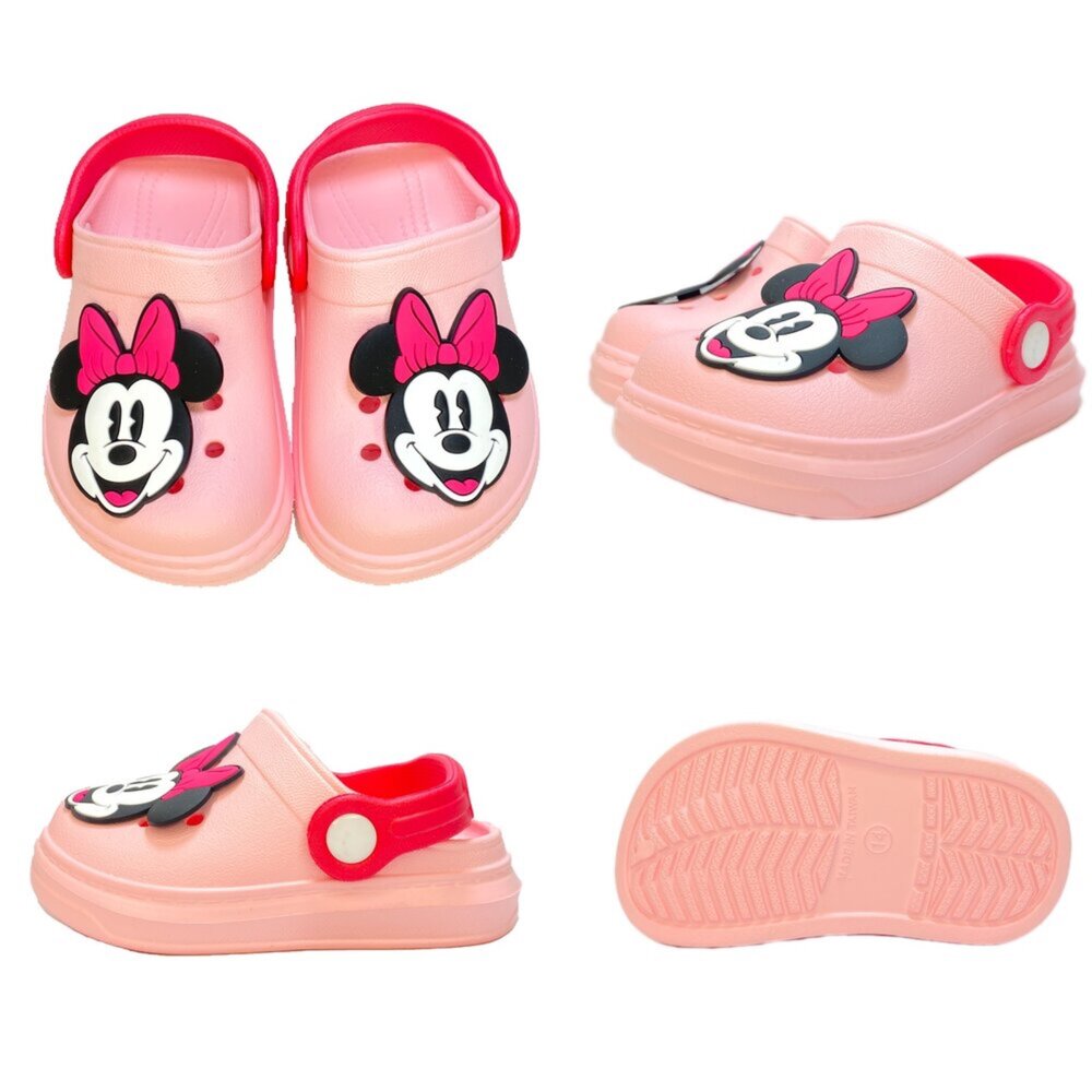 迪士尼 兒童拖鞋 洞洞鞋 台灣製 護趾涼鞋 洞洞鞋 14-22號 米奇 米妮 男童 女童 庫洛米-圖片-4
