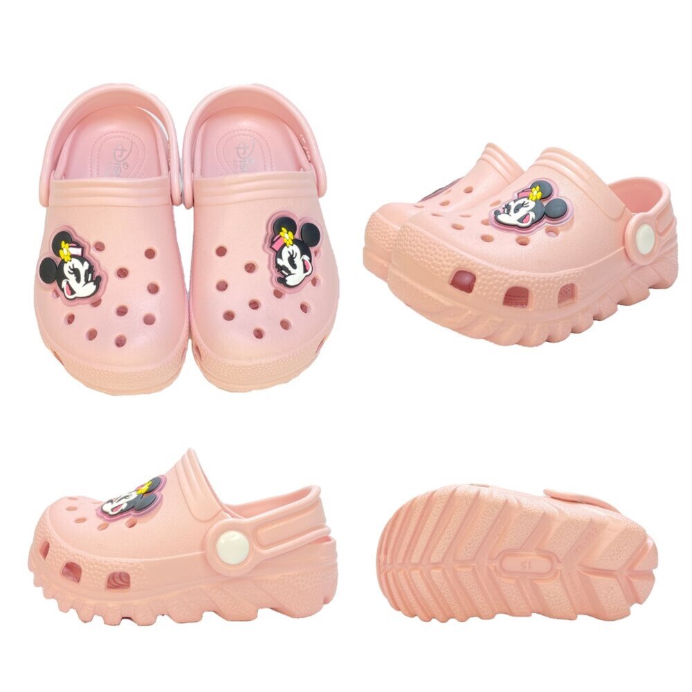 迪士尼 兒童拖鞋 洞洞鞋 台灣製 護趾涼鞋 洞洞鞋 14-22號 米奇 米妮 男童 女童 庫洛米-圖片-7