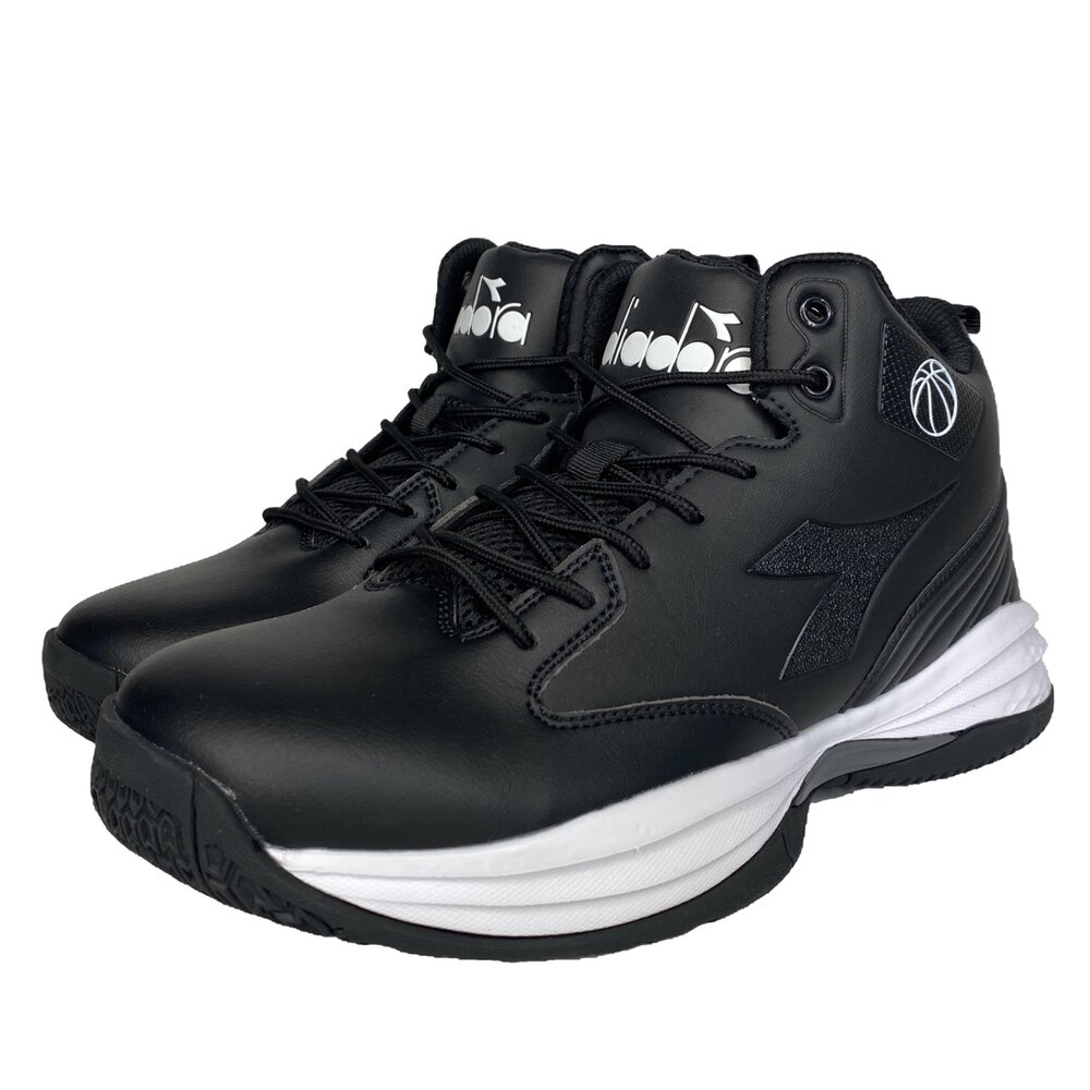 Diadora 男人籃球鞋 男高筒運動鞋皮面 防水 球鞋 全新正品-圖片-1