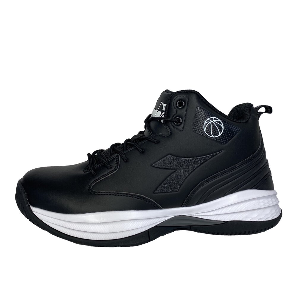 Diadora 男人籃球鞋 男高筒運動鞋皮面 防水 球鞋 全新正品-圖片-3