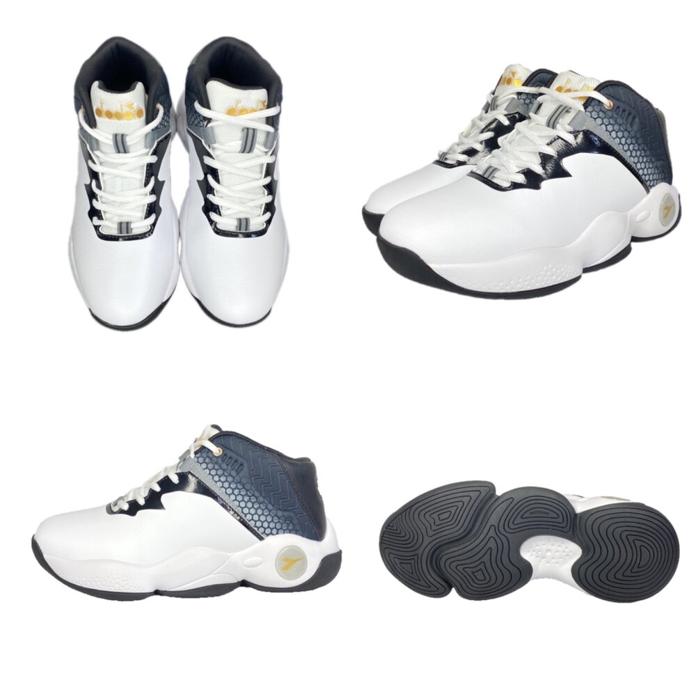 Diadora 男人籃球鞋 男高筒運動鞋皮面 防水 球鞋 全新正品-圖片-6