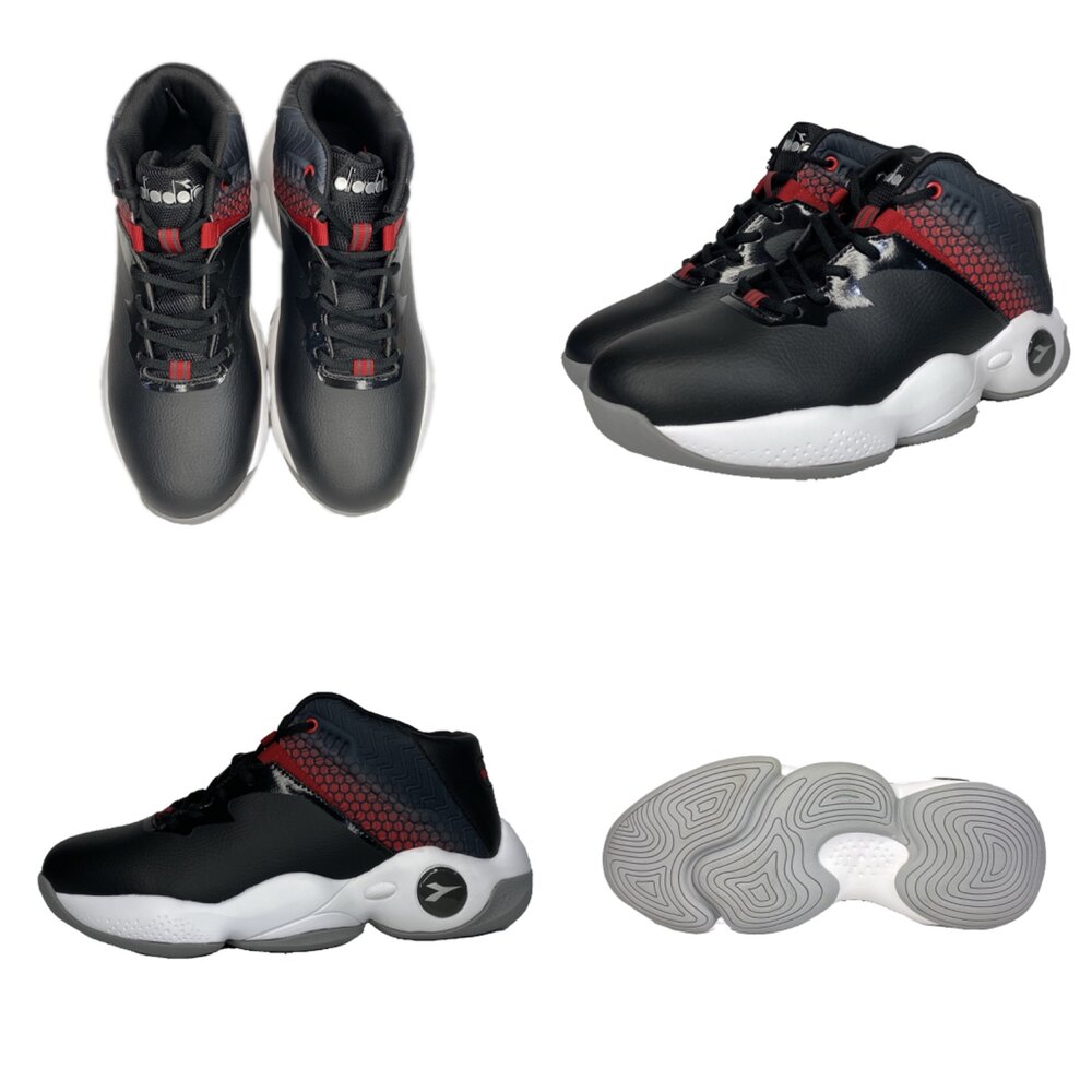 Diadora 男人籃球鞋 男高筒運動鞋皮面 防水 球鞋 全新正品-圖片-7