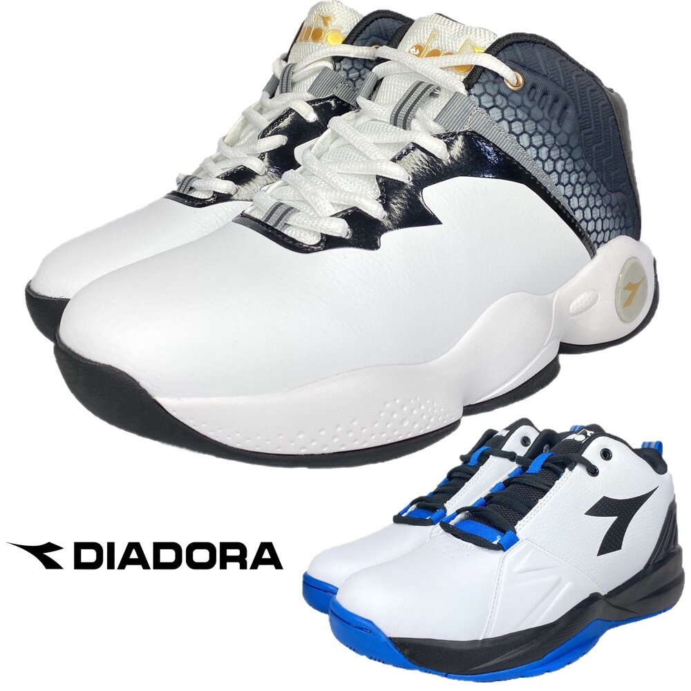 1240405011602-Diadora 男人籃球鞋 男高筒運動鞋皮面 防水 球鞋 全新正品