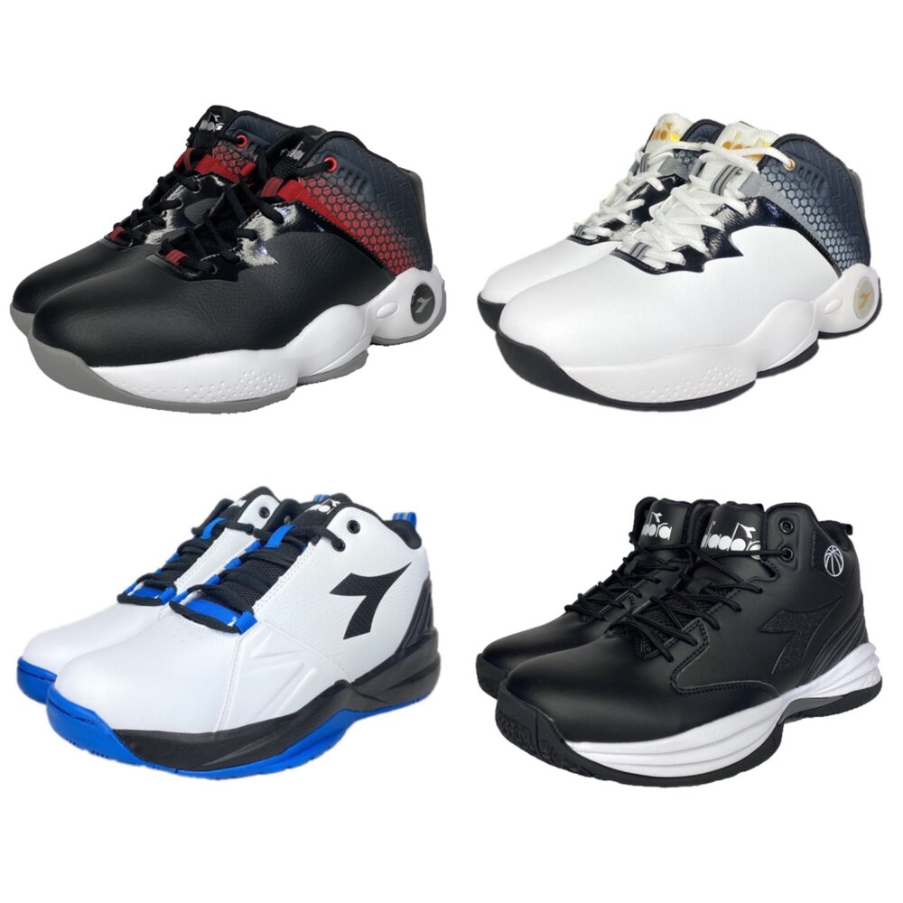 1240405011602-Diadora 男人籃球鞋 男高筒運動鞋皮面 防水 球鞋 全新正品