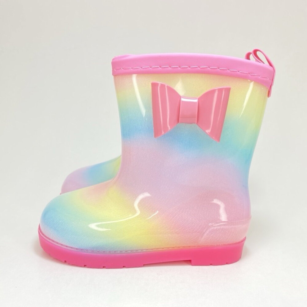 兒童雨鞋 多色繽紛 🔥現貨秒出🔥 硬挺厚磅 男童 女童 雨靴 防水防滑-圖片-2