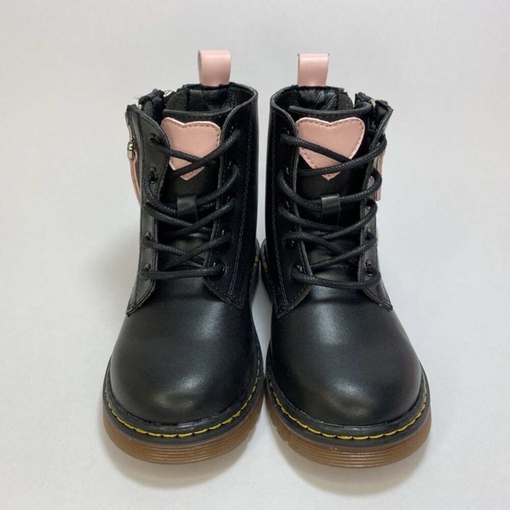 女童靴子 皮靴 短靴 15-22公分 馬汀靴 馬丁靴 Babysol 冬天必備 百搭-圖片-2