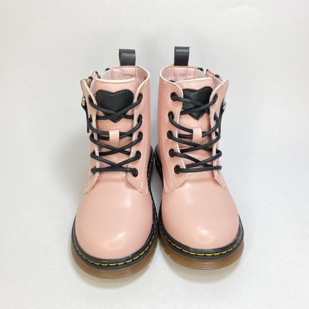 女童靴子 皮靴 短靴 15-22公分 馬汀靴 馬丁靴 Babysol 冬天必備 百搭-圖片-4