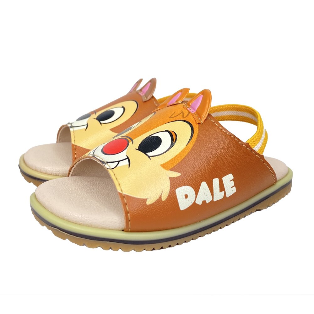 正版授權 迪士尼立體嬰兒涼鞋 拖鞋 台灣製 柔軟皮質防滑底 寶寶學步鞋 露趾綁帶 嬰兒鞋 男嬰女嬰 21-26碼-圖片-5