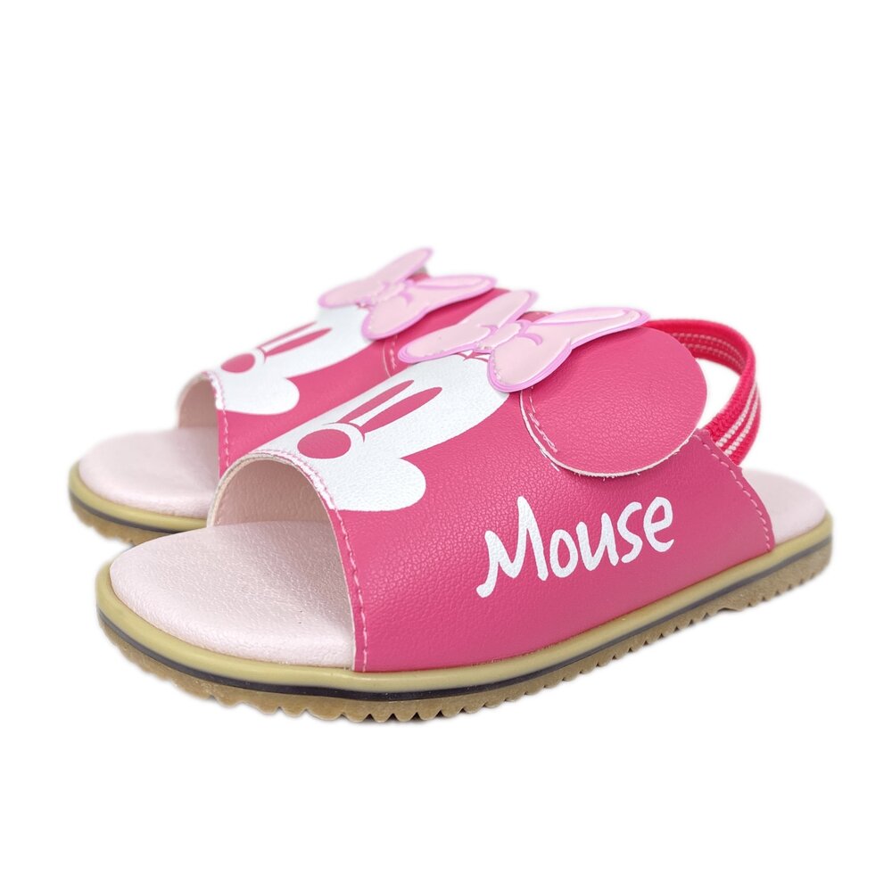 正版授權 迪士尼立體嬰兒涼鞋 拖鞋 台灣製 柔軟皮質防滑底 寶寶學步鞋 露趾綁帶 嬰兒鞋 男嬰女嬰 21-26碼-圖片-7