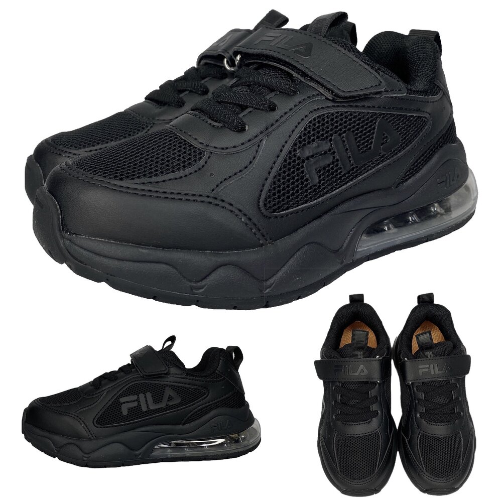 Fila 氣墊鞋 全白球鞋 全黑球鞋 防水 矯正鞋 康特杯 旋鈕鞋 白色 黑色 全新正品 運動鞋 學生鞋-圖片-2