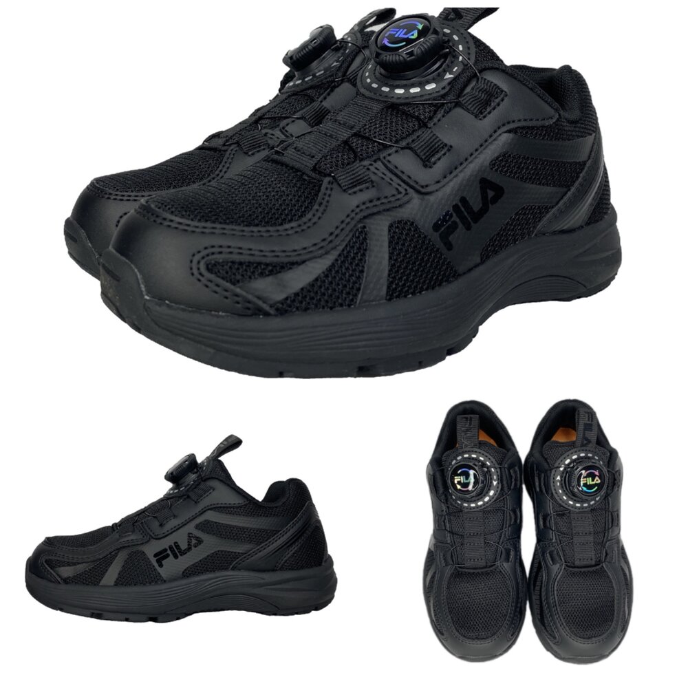 Fila 氣墊鞋 全白球鞋 全黑球鞋 防水 矯正鞋 康特杯 旋鈕鞋 白色 黑色 全新正品 運動鞋 學生鞋-圖片-4