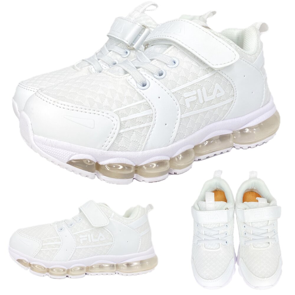 Fila 氣墊鞋 全白球鞋 全黑球鞋 防水 矯正鞋 康特杯 旋鈕鞋 白色 黑色 全新正品 運動鞋 學生鞋-圖片-7
