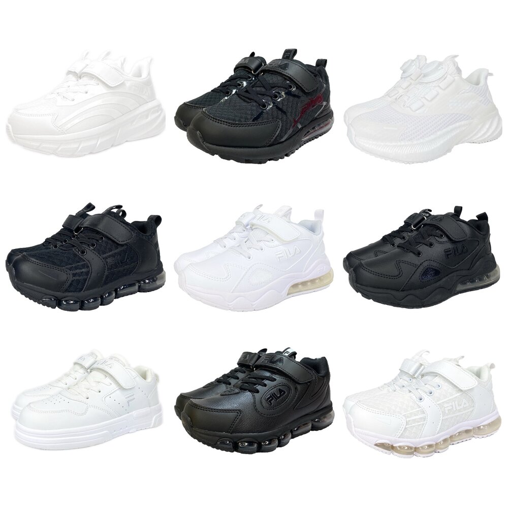 14629867040-Fila 氣墊鞋 全白球鞋 全黑球鞋 防水 矯正鞋 康特杯 旋鈕鞋 白色 黑色 全新正品 運動鞋 學生鞋