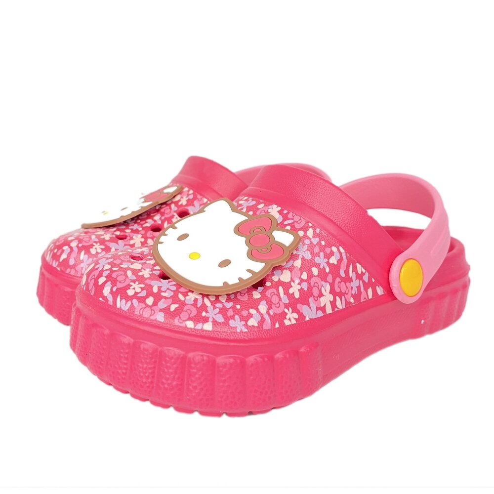 Hello kitty 厚底拖鞋 女童 17-22號 正品授權 台灣製造 凱蒂貓 童鞋-圖片-1