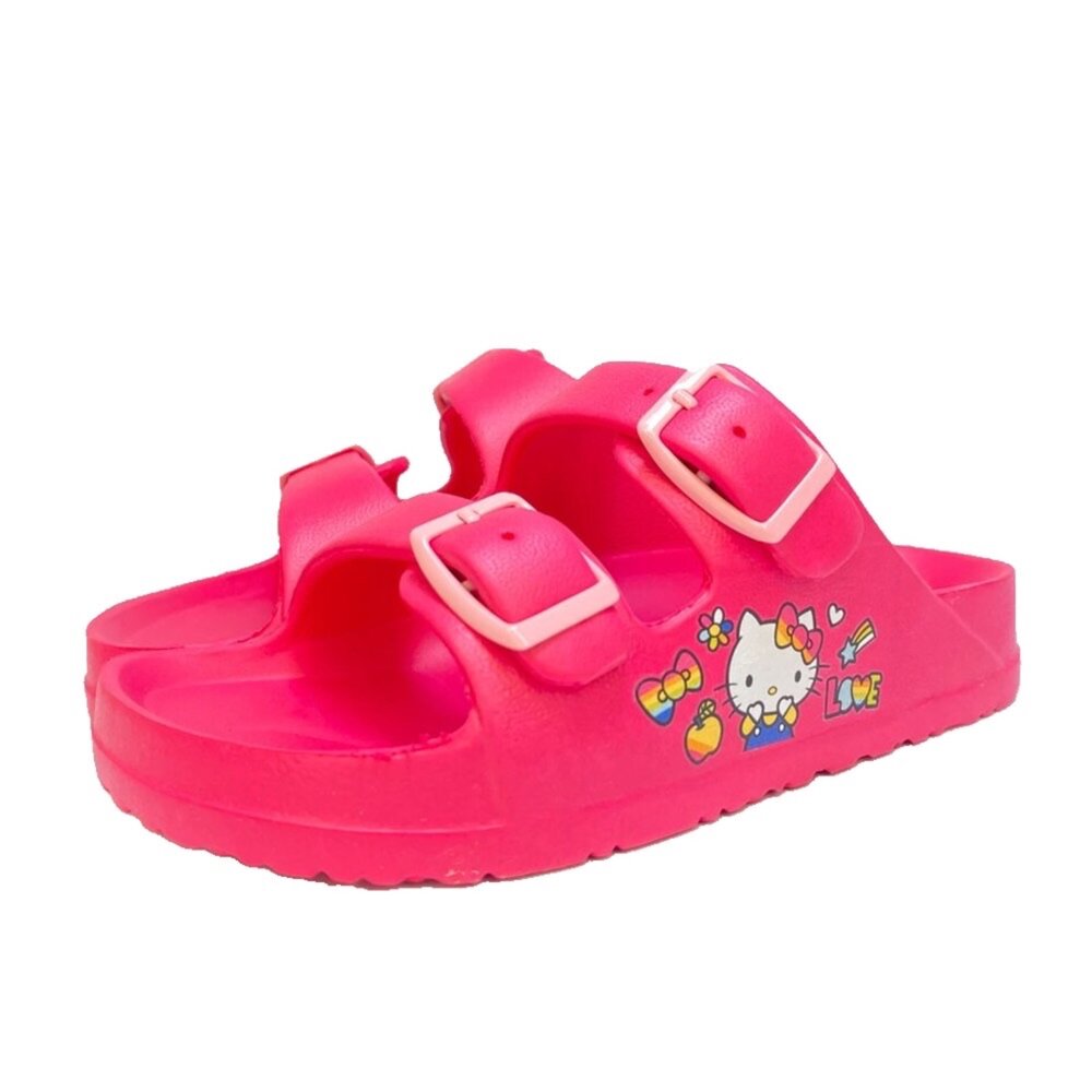 Hello kitty 厚底拖鞋 女童 17-22號 正品授權 台灣製造 凱蒂貓 童鞋-圖片-8