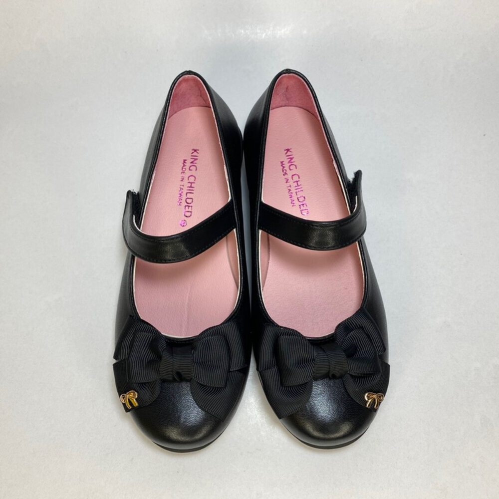 女童真皮皮鞋 漆皮蝴蝶結 公主鞋學生鞋 台灣製 弦樂團 合唱團 魔鬼氈 黑皮鞋 白皮鞋-圖片-8