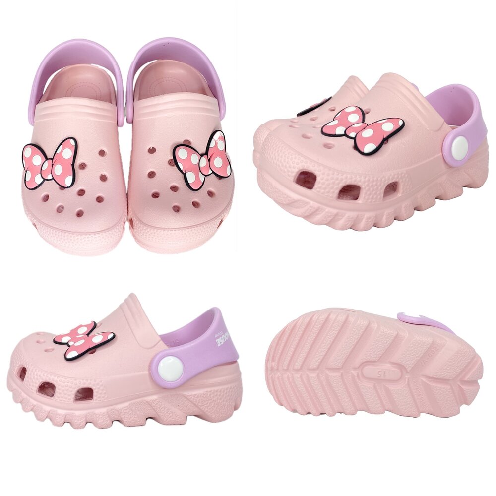 迪士尼 兒童拖鞋 電燈鞋 洞洞鞋 台灣製 護趾涼鞋 洞洞鞋 米奇 米妮 男童 女童 庫洛米-圖片-6