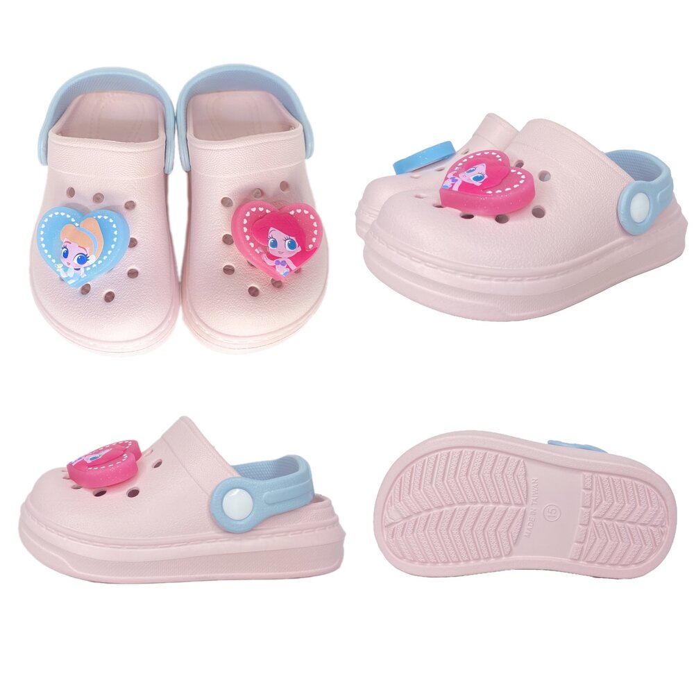 迪士尼 兒童拖鞋 電燈鞋 洞洞鞋 台灣製 護趾涼鞋 洞洞鞋 米奇 米妮 男童 女童 庫洛米-圖片-10