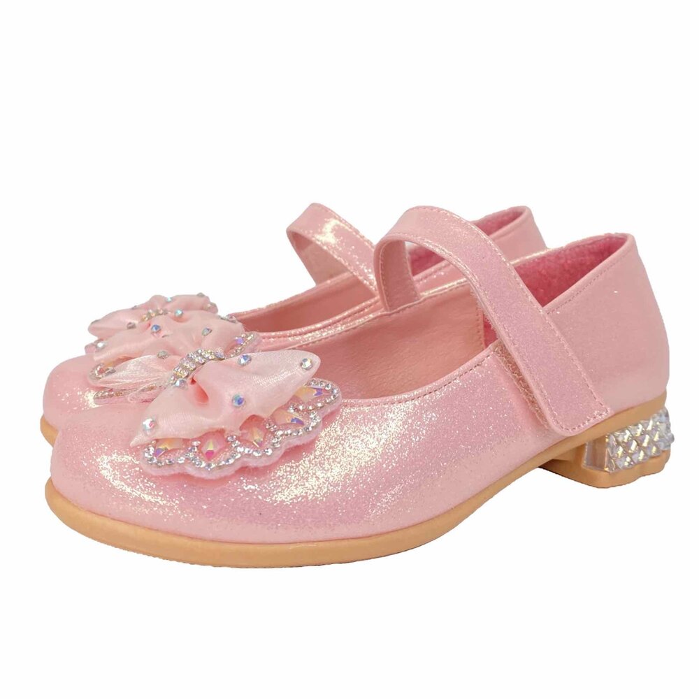 雪白公主鞋 白色皮鞋 低跟鞋 花童鞋 台灣製 女童娃娃鞋 king childed 日本娃娃-圖片-1