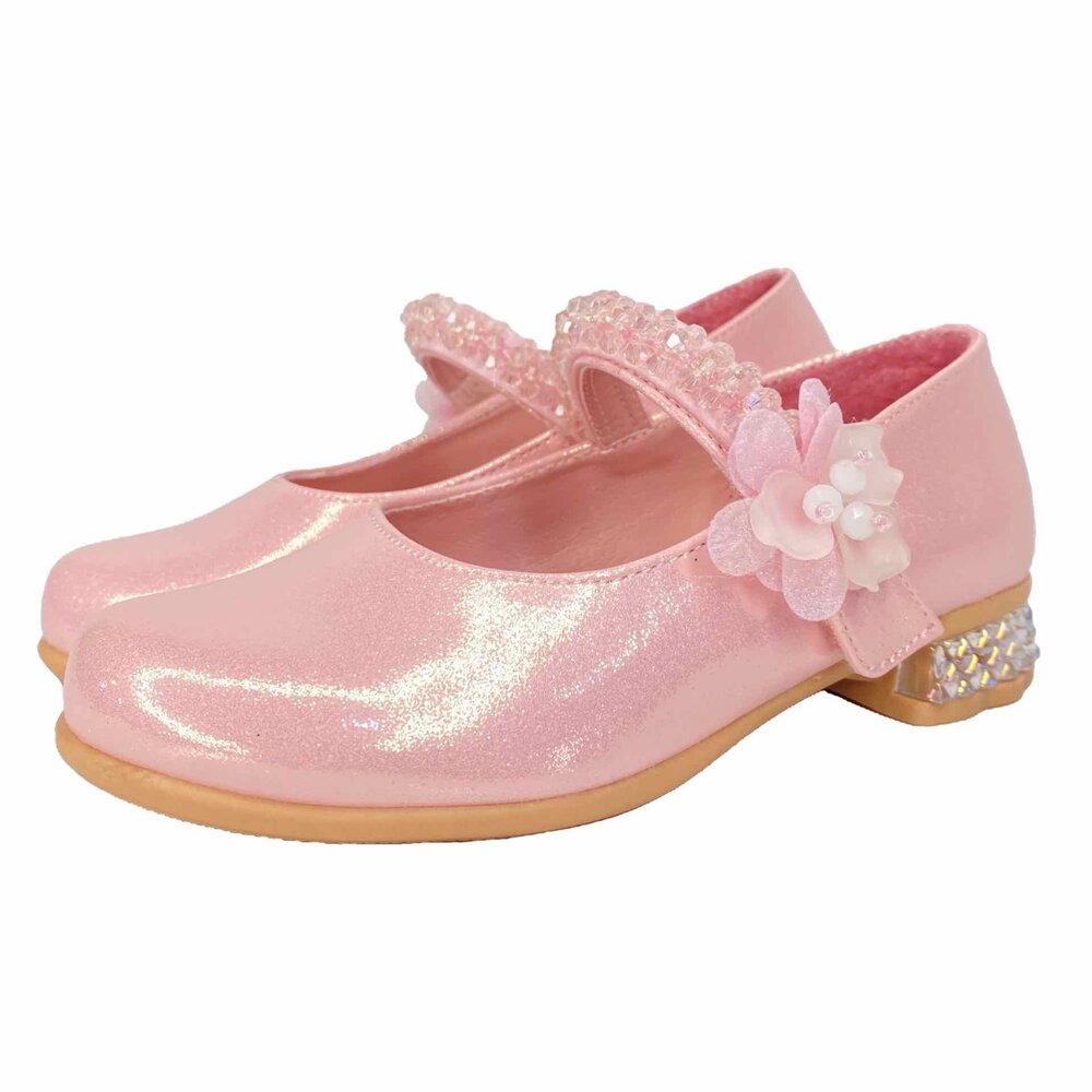 雪白公主鞋 白色皮鞋 低跟鞋 花童鞋 台灣製 女童娃娃鞋 king childed 日本娃娃-圖片-3