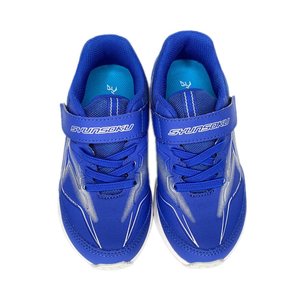 瞬足 syunsoku 全白色球鞋 防水魔鬼氈布鞋 全白球鞋 男童女童 學生鞋-圖片-2