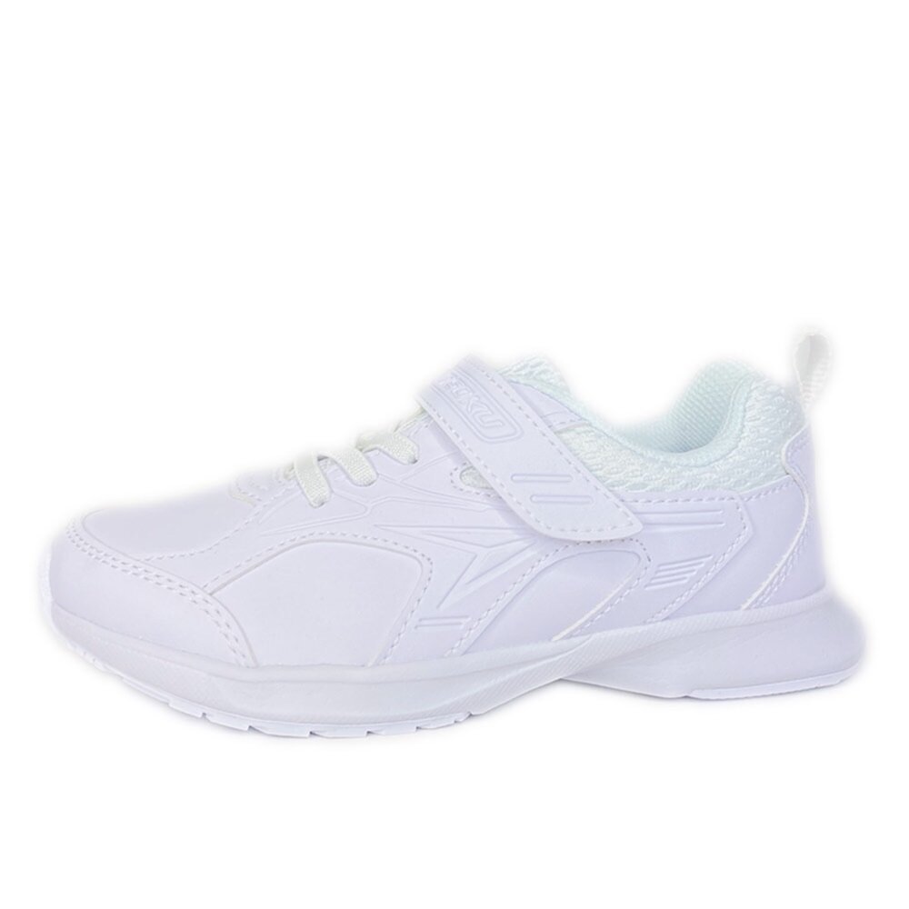 瞬足 syunsoku 全白色球鞋 防水魔鬼氈布鞋 全白球鞋 男童女童 學生鞋-圖片-7