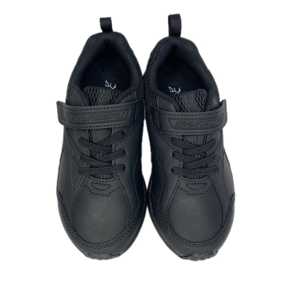 瞬足 syunsoku 全白色球鞋 防水魔鬼氈布鞋 全白球鞋 男童女童 學生鞋-圖片-10