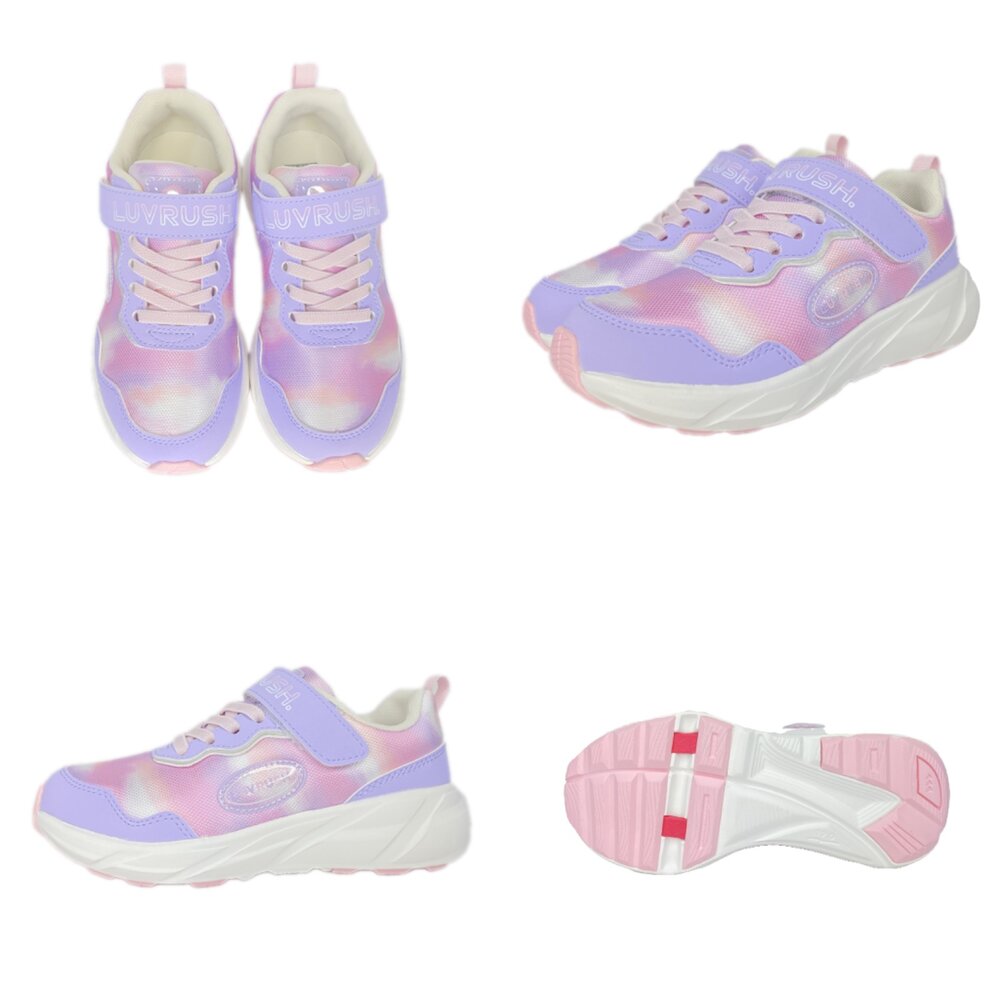 Moonstar 女童運動鞋 防水 LUVRUSH 新款 月星 19-24.5號 球鞋-圖片-1